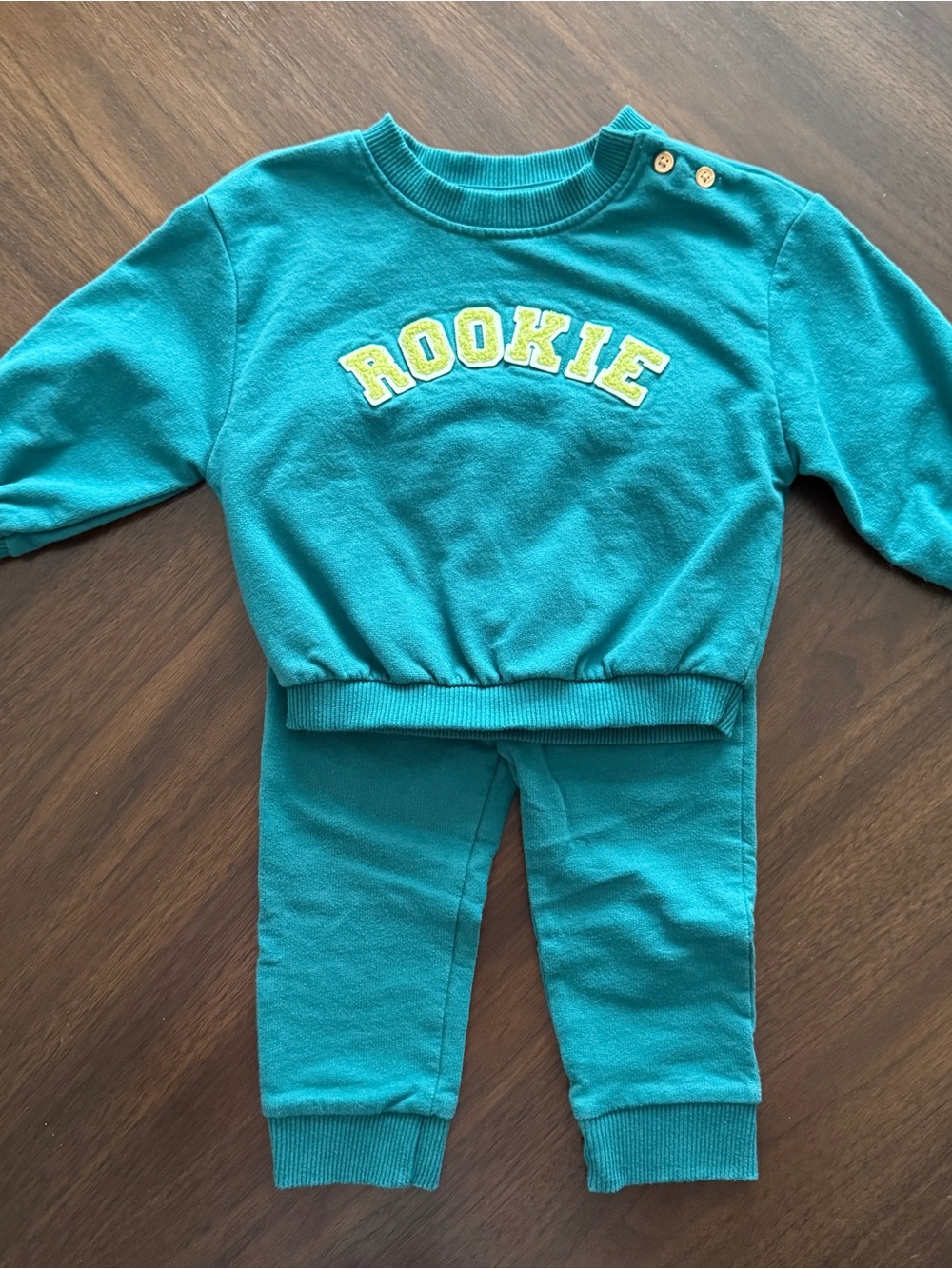Cat & Jack Teal Crewneck Sweatshirt and Pants